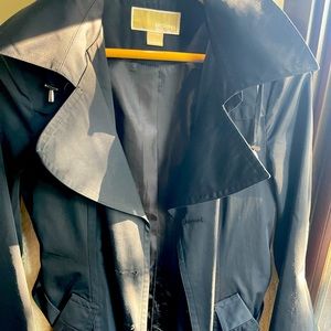 Michael Kors rain coat size S black